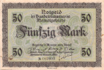 50 марок Мемель 1922. Клайпеда 1922 года (Литва) #1